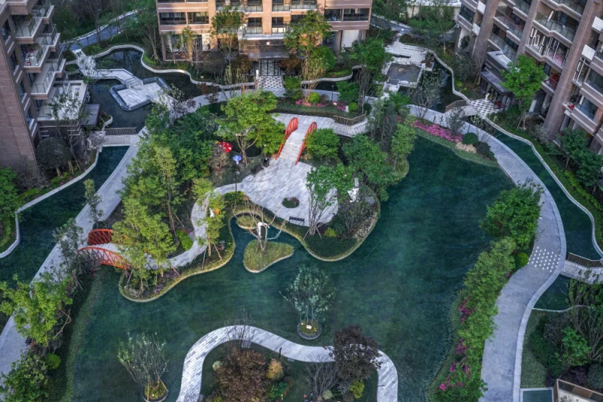 成都中国铁建西派泊玥住宅景观-11