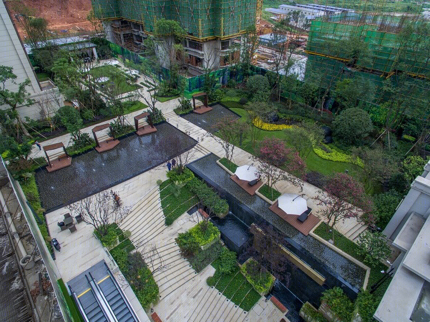 成都龙湖三千庭住宅景观-13