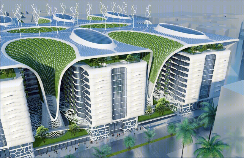 开罗可持续发展综合楼丨Vincent Callebaut Architectures-20