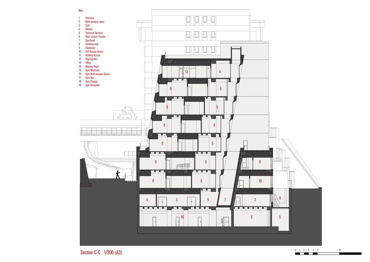 土耳其伊兹密尔经济大学外国语教学楼丨AUDB Architects-124