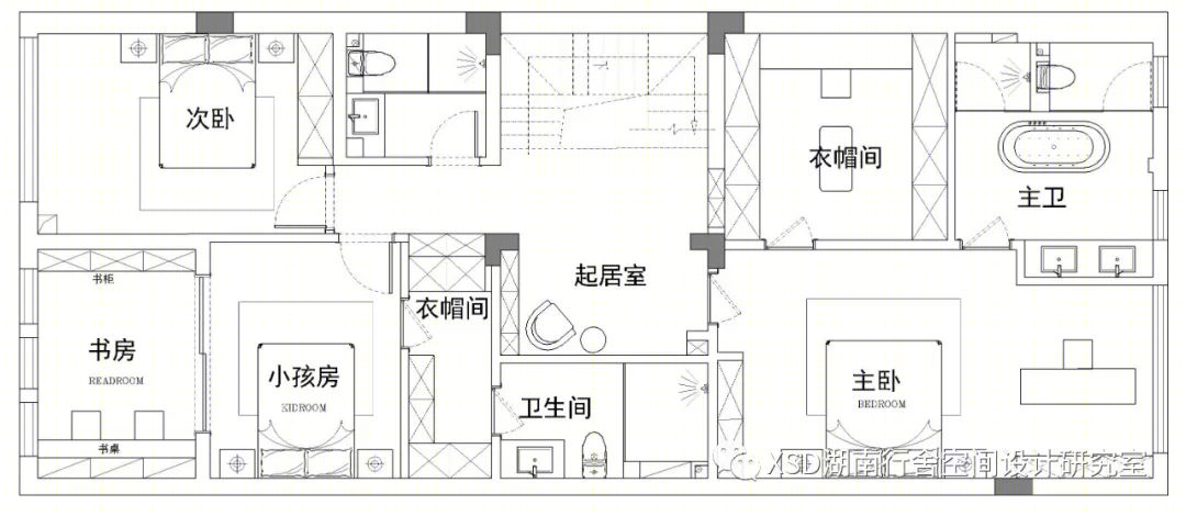 长沙堤亚纳湾联排别墅设计丨中国长沙丨湖南行舍空间设计研究室-17