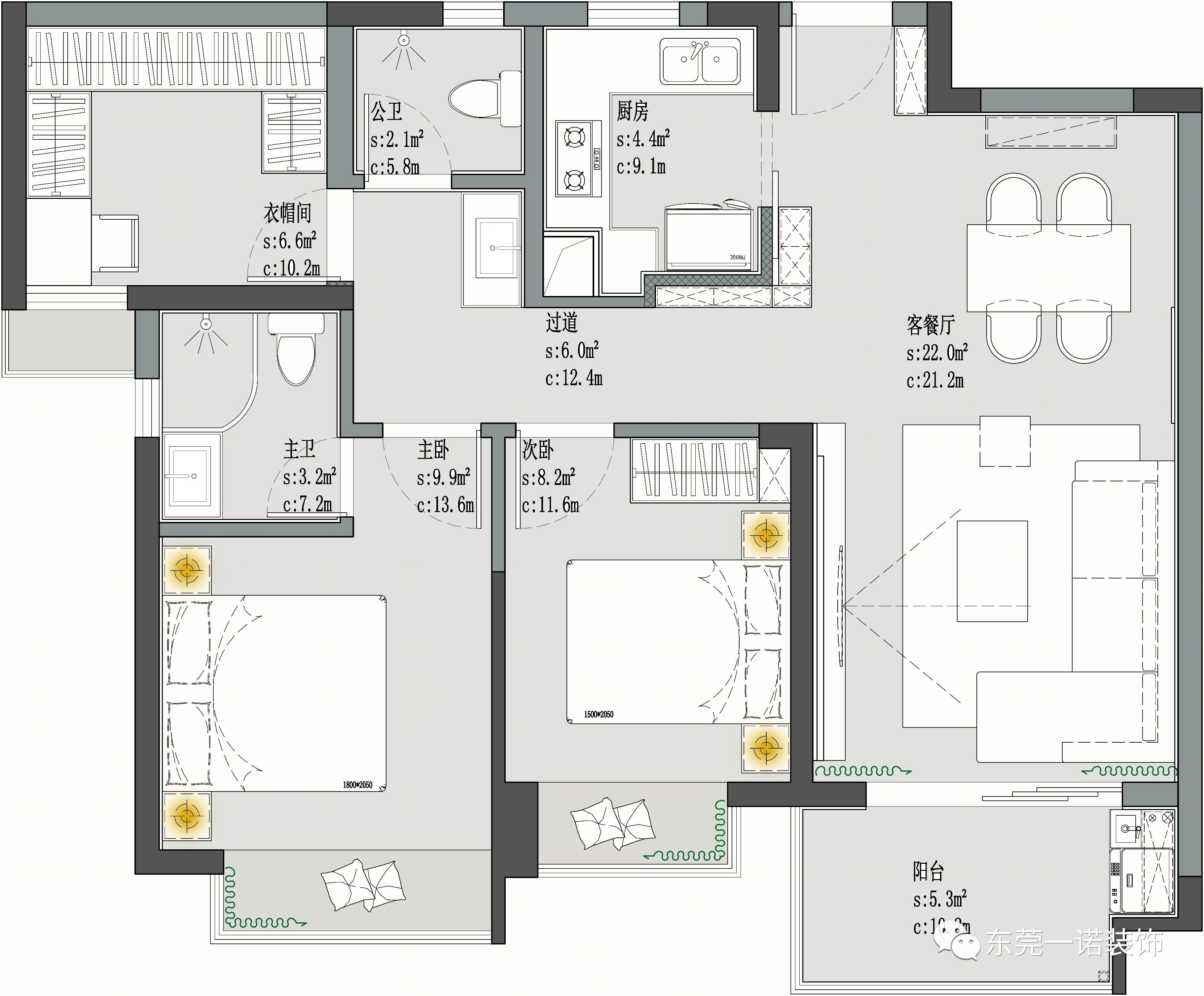 东莞塘厦御城花园住宅丨中国东莞丨一诺装饰设计-6