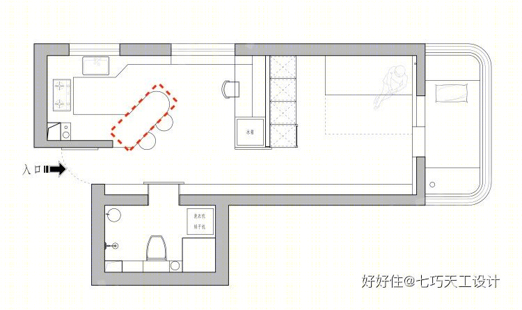 北京妈妈的34m²学区房改造丨中国北京-36