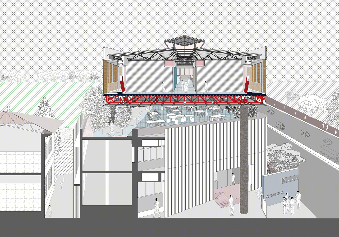 印度 HOVER SPACE · 巧妙融入历史校园的现代延伸丨Thirdspace Architecture Studio-32