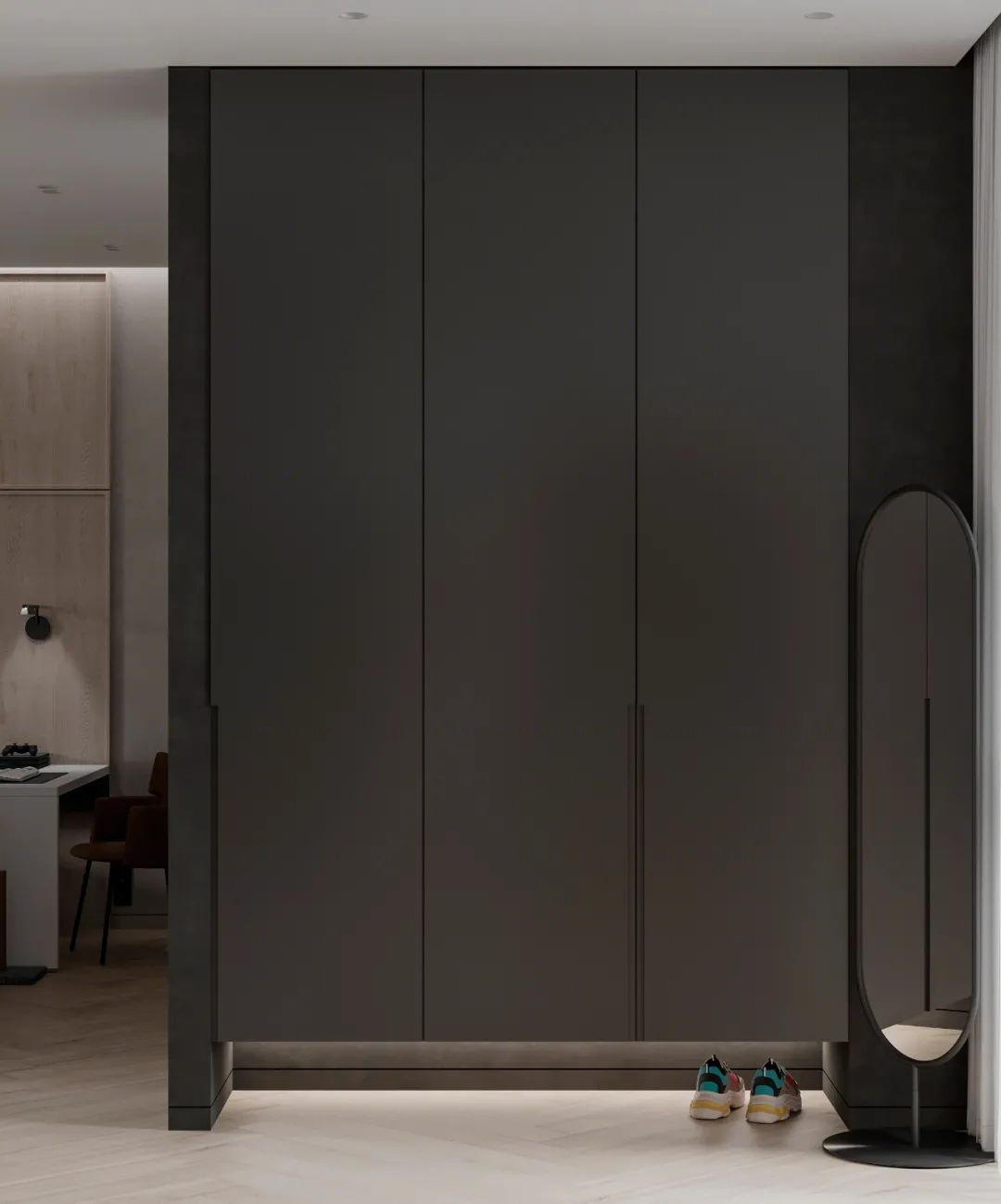 75㎡极简原木居丨Tomkin Design-6