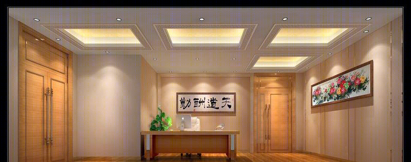 现代东方轻办公空间设计-1