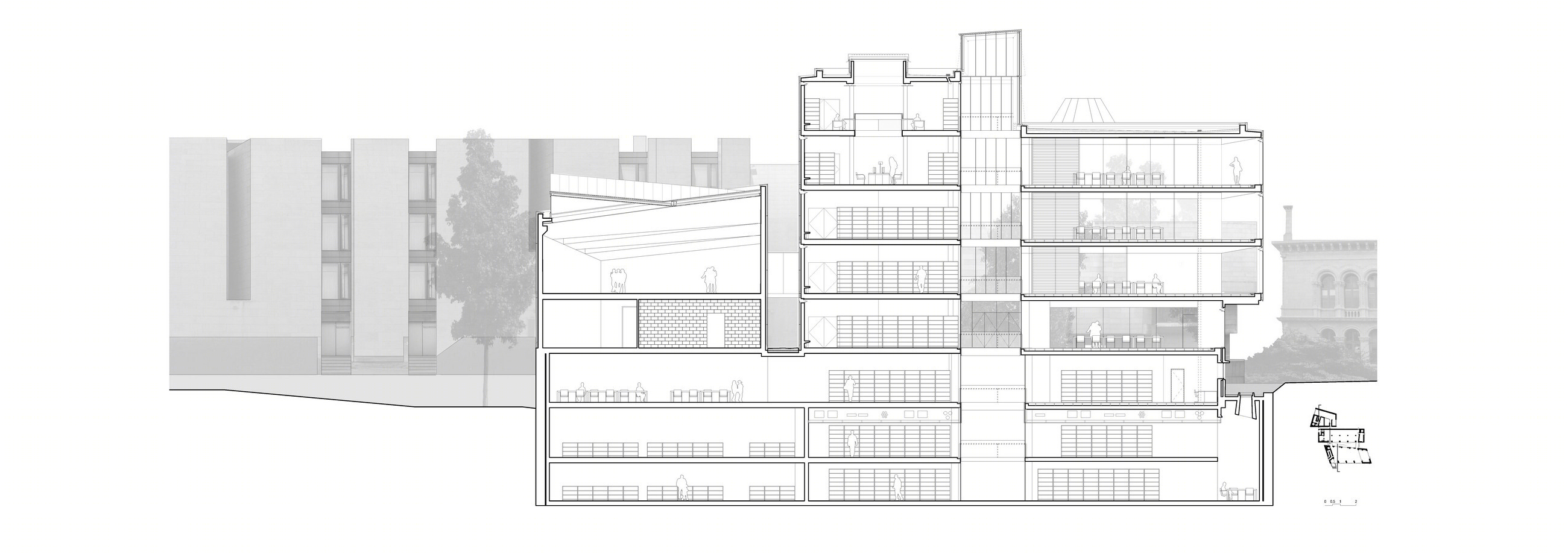 三棱镜般的都柏林地标建筑——Ussher 图书馆-26