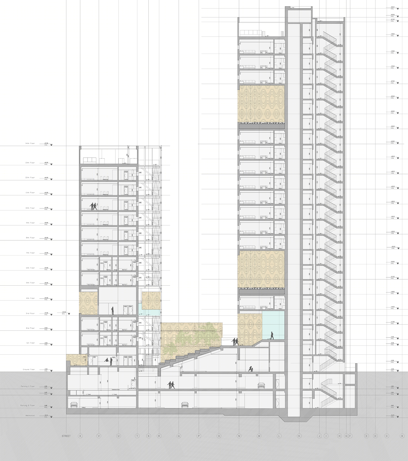 科威特 Wafra Living 住宅丨AGi architects-47