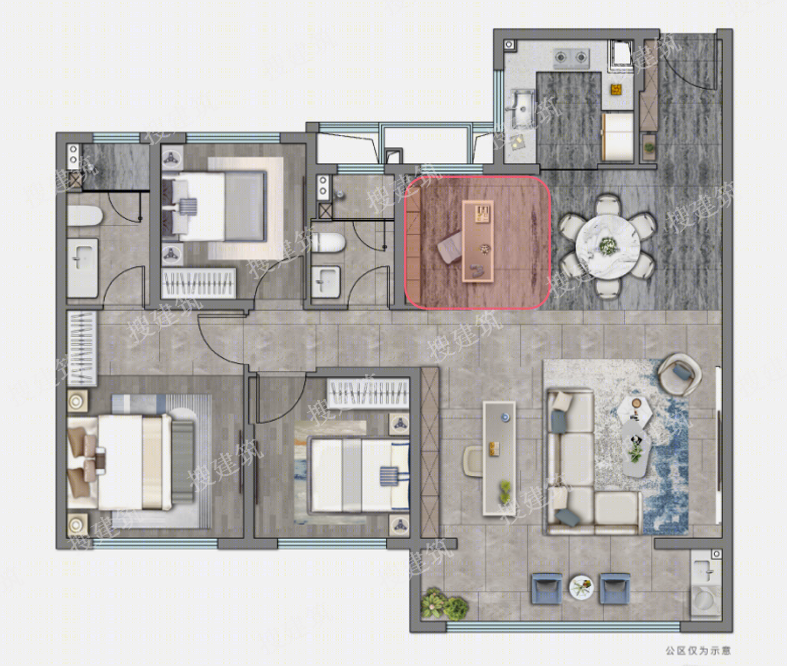 可变X空间 · 探索无限可能的居住体验丨搜建筑-78