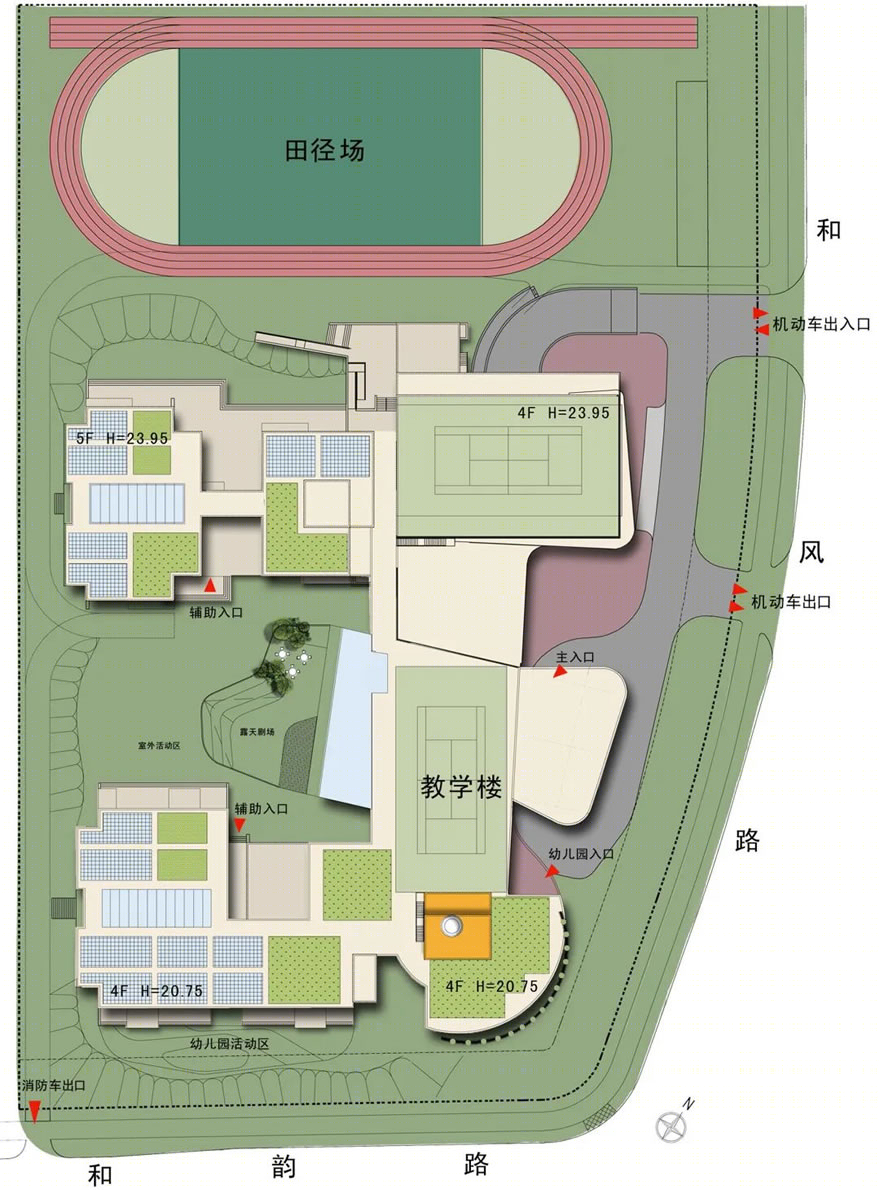 天津生态城国际学校丨中国天津丨北京墨臣建筑设计事务所-12