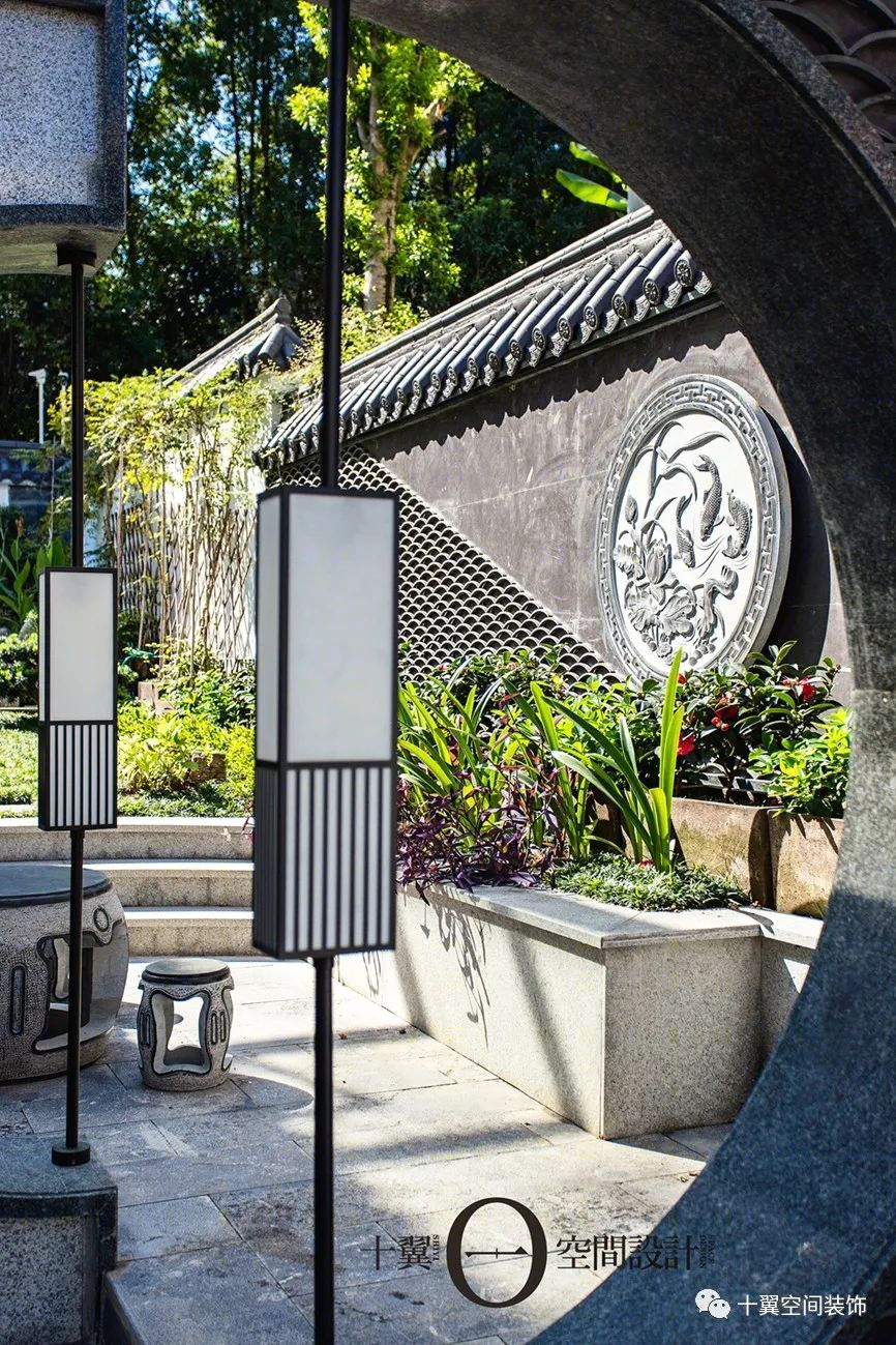 淡泊时光 · 新中式庭院设计丨宜昌十翼空间装饰设计事务所-9