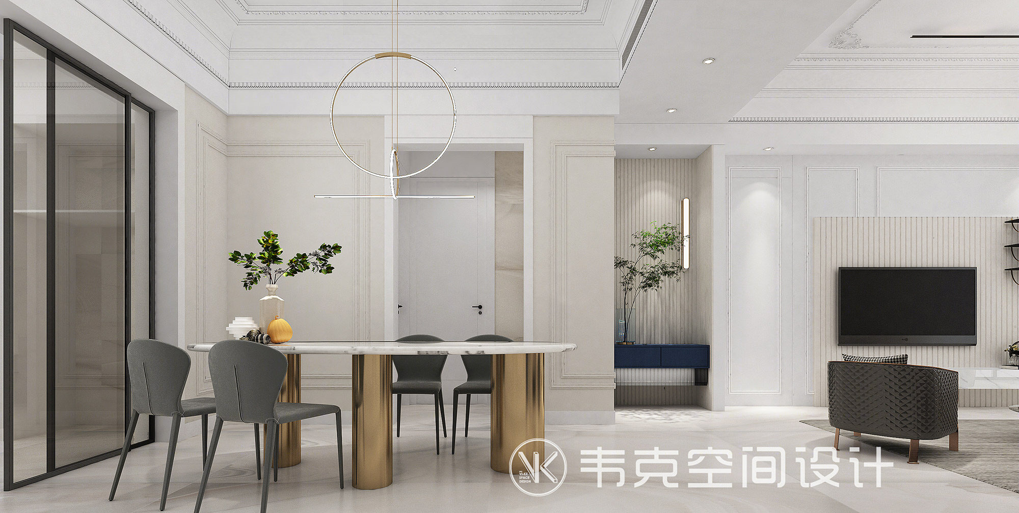 简约轻奢,温馨宜居——韦克空间设计案例解析-19