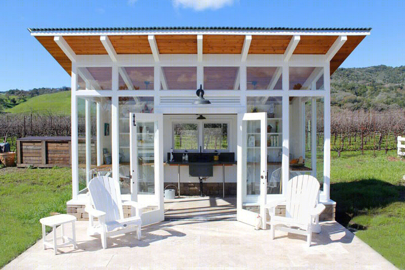 加州乡村现代盆栽小屋-9
