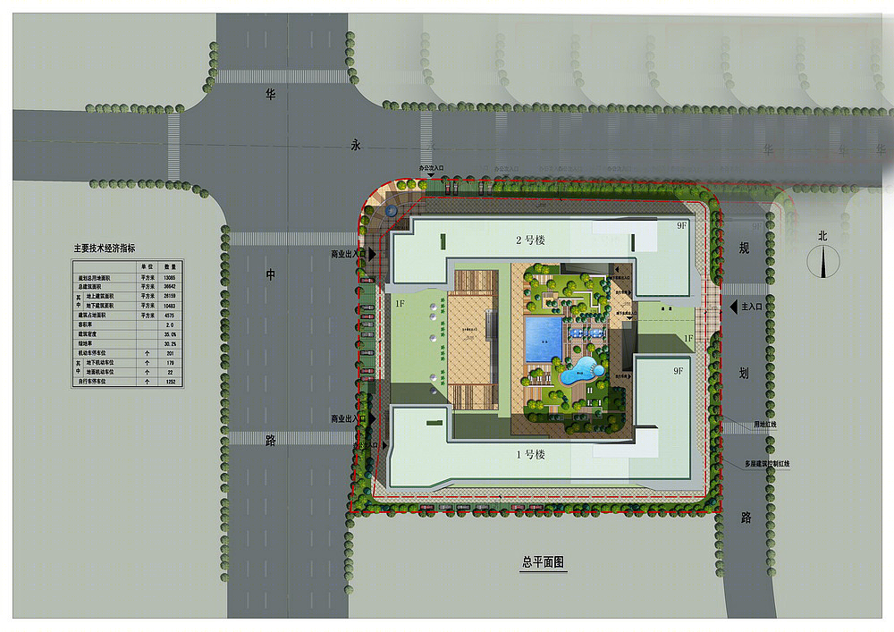 一组建筑彩屏                     -2