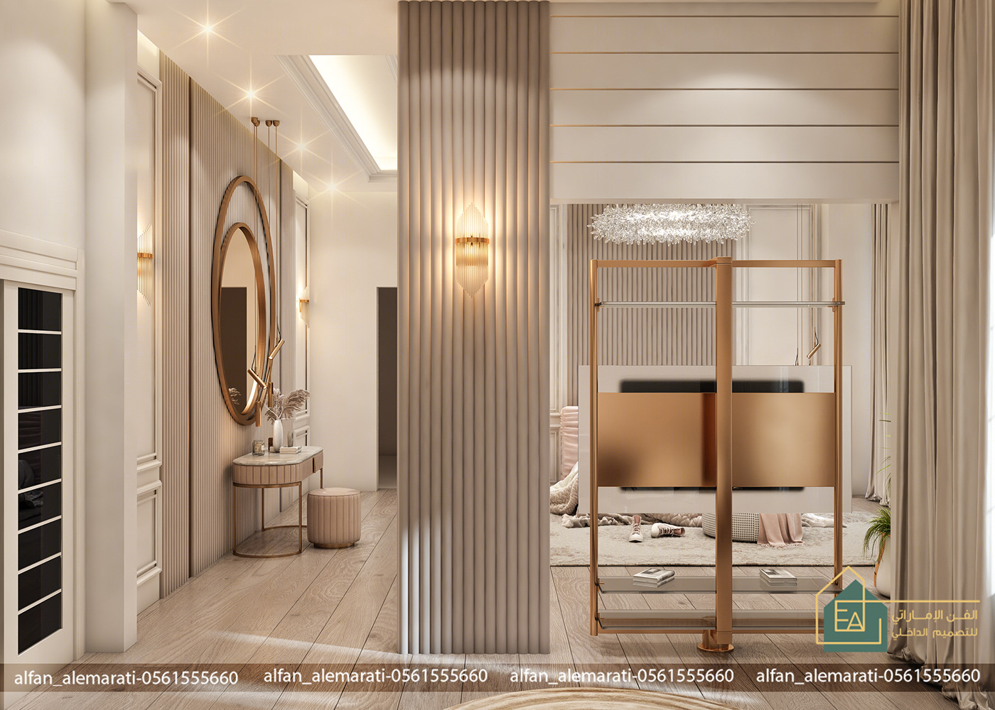 Anastasiya Gushchina丨平层丨NEW CLASSIC LUXURY BEDROOM-6