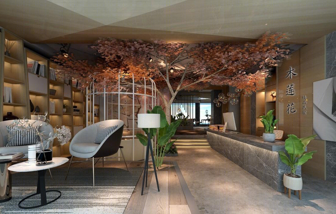 大理双廊木莲花洱海度假酒店——湖景餐厅与卧室设计-4