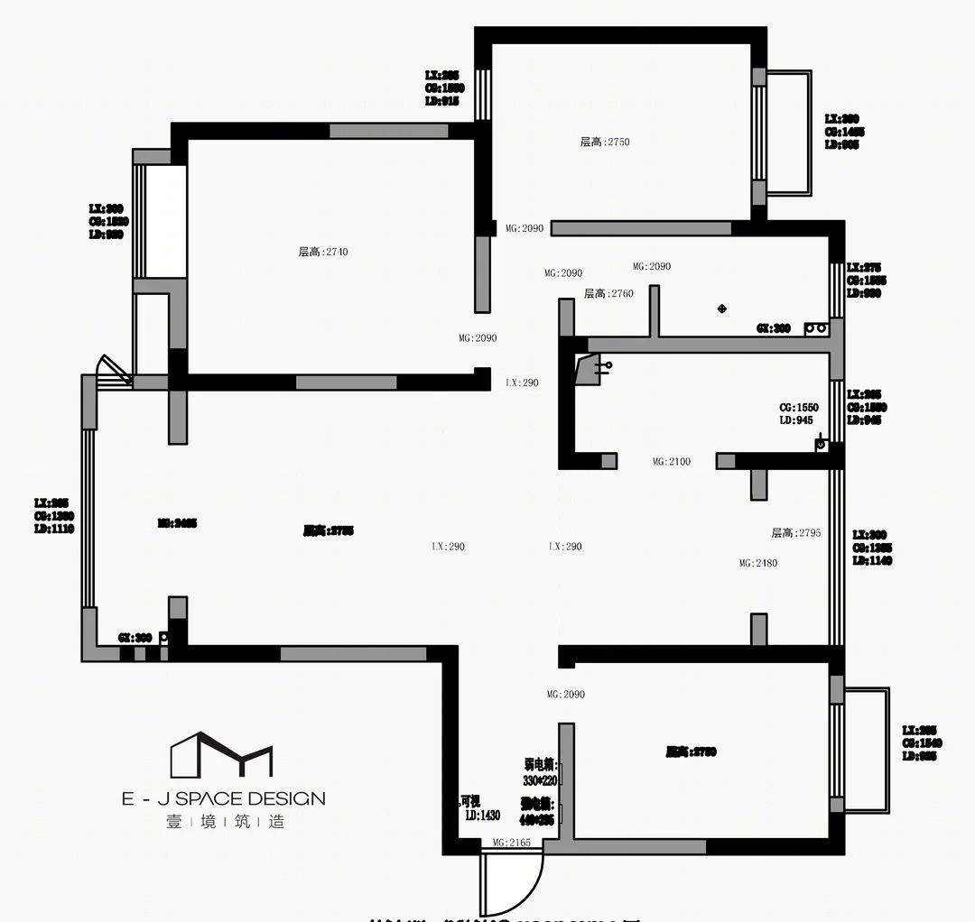 120㎡住宅,向阳而居丨中国合肥丨壹境筑造-5