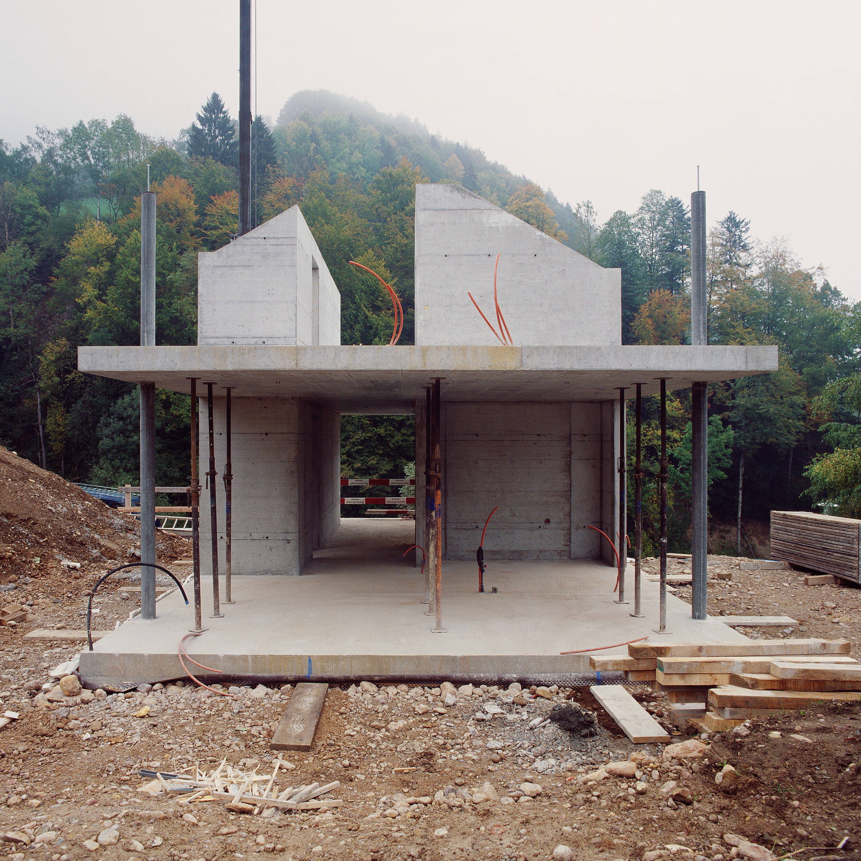 瑞士 Brunnadern 村经济适用住宅设计-22