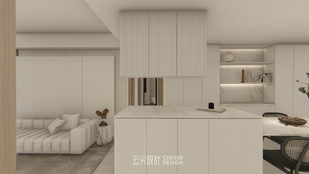 云尖设计 | 联投驿园 137m²现代婚房,精装房改造的典范-9