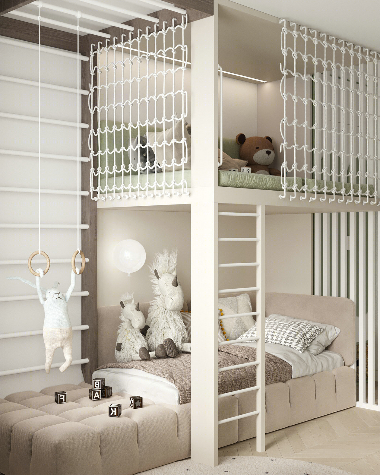 90平米简约风住宅 极度和谐的的美感-17