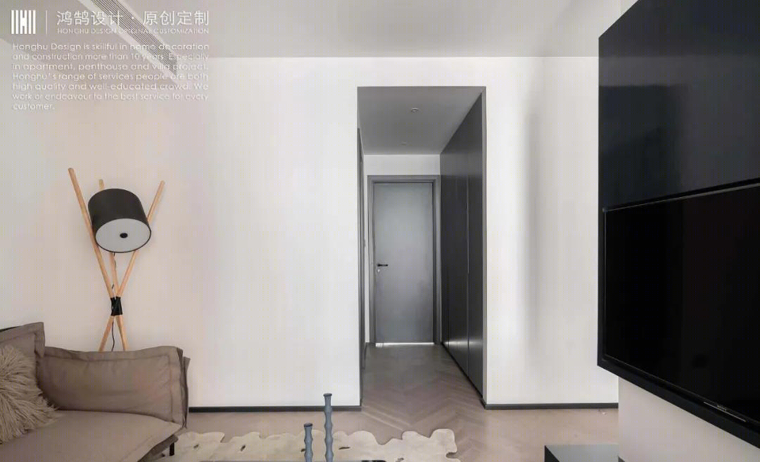 简约黑白灰，打造建筑设计师的理想家-4