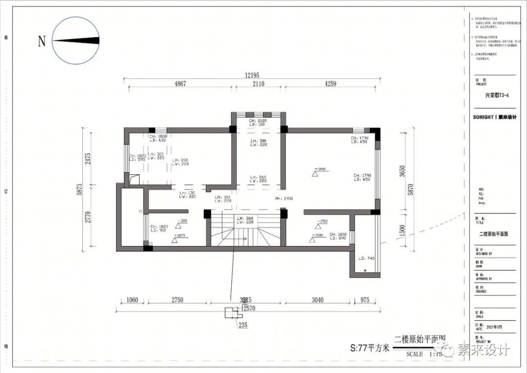 兴荣郡轻奢墅式住宅丨素来设计-19