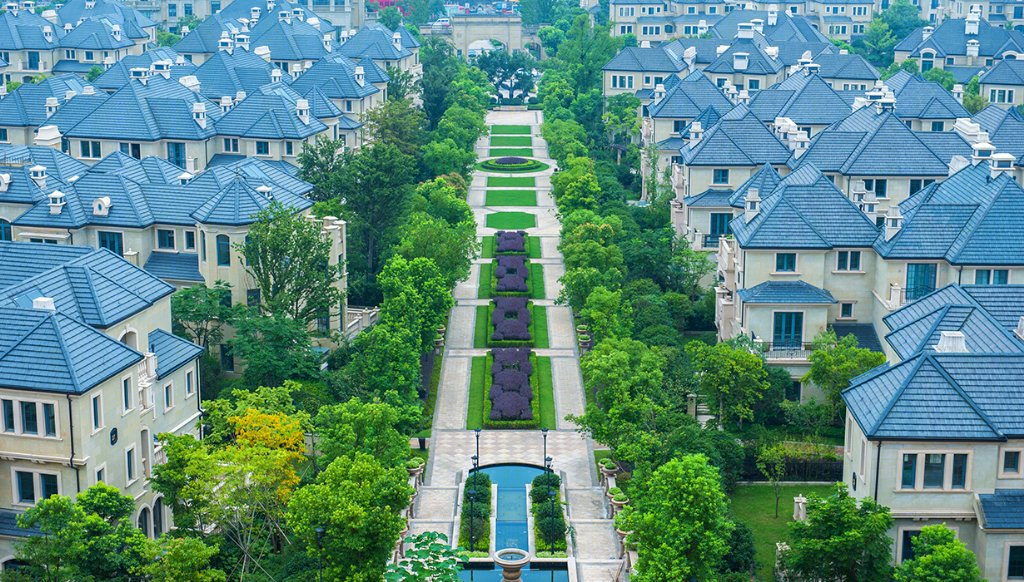 杭州金都夏宫别墅区景观-16