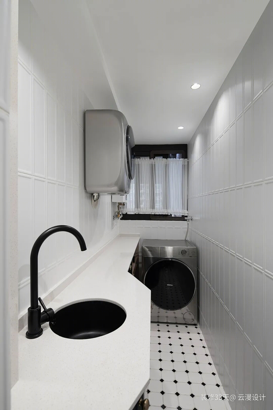 上海 65 平复古混搭小户型丨中国上海丨云漫设计（上海）-16