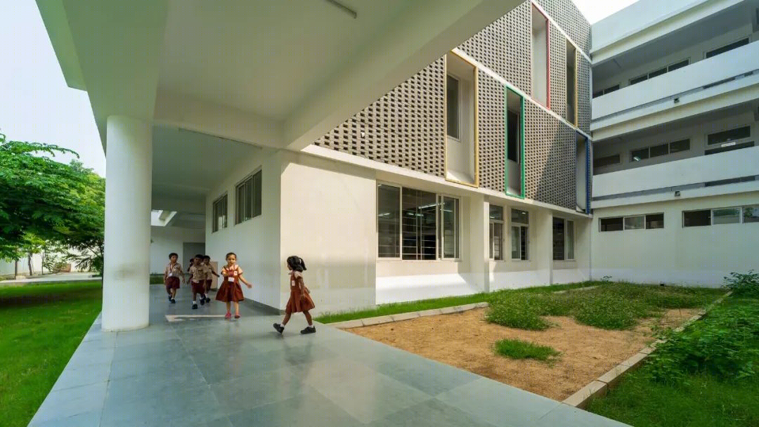 孟买 Maharishi Vidya Mandir 学校丨印度丨KSM Architecture-37