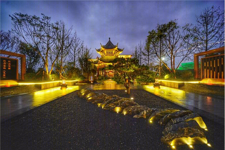 北京城建龙樾生态城示范区新中式景观-12