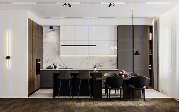 250㎡高级黑别墅-83