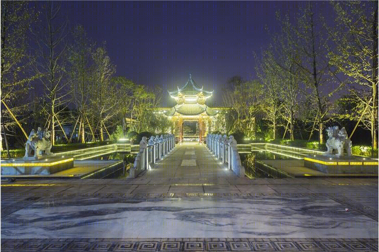 北京城建龙樾生态城示范区新中式景观-13