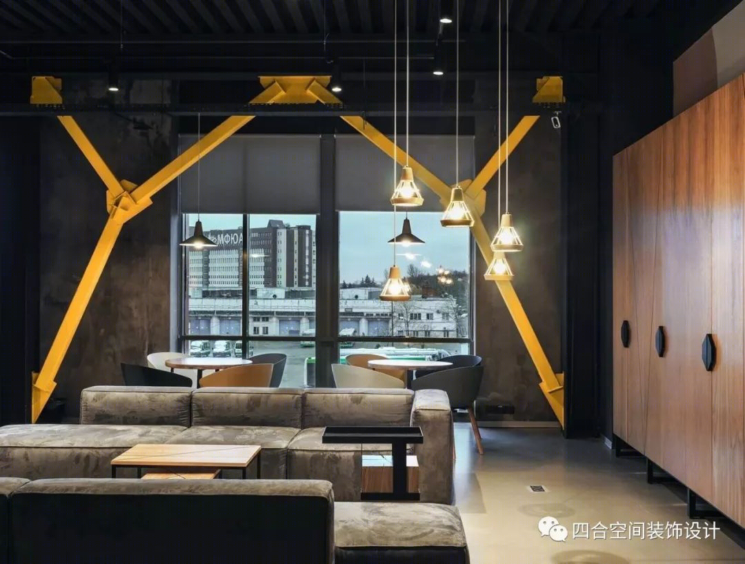 四合空间装饰设计——打造活泼年轻化的办公空间-34