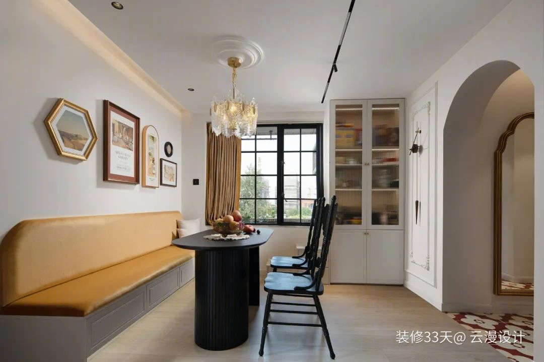 上海 65 平复古混搭小户型丨中国上海丨云漫设计（上海）-18
