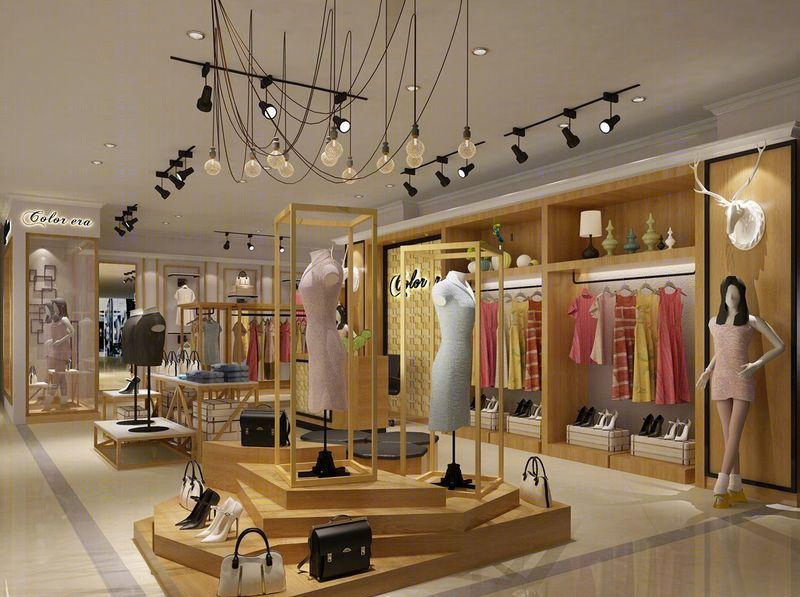 汕尾彩色时代服装专卖店设计-4