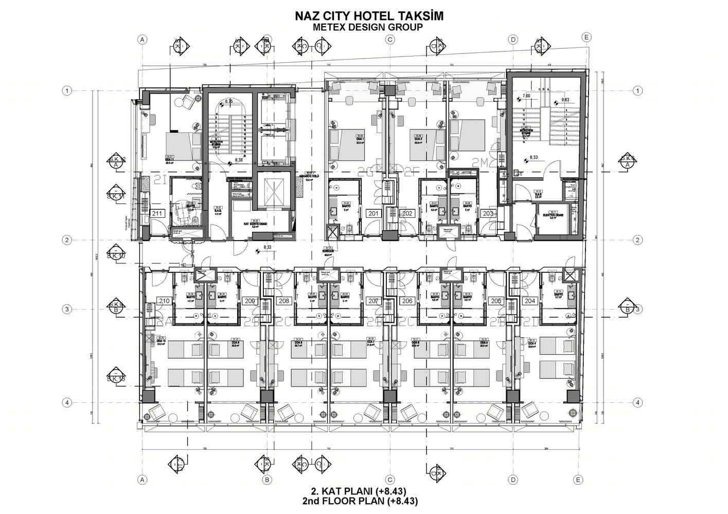 土耳其Taksim纳兹城酒店丨Metex Design Group-99