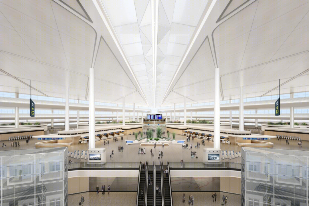 长沙黄花国际机场 T3 航站楼丨中国长沙丨万盖美式建筑-31