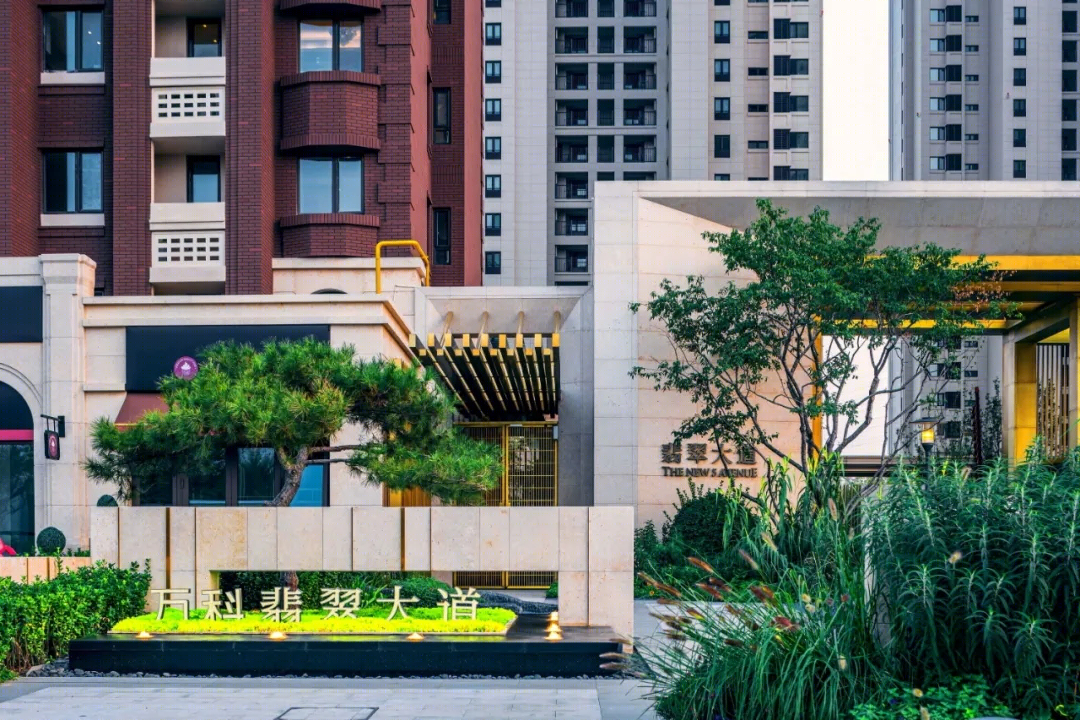 天津万科翡翠大道南区一期住宅景观-14