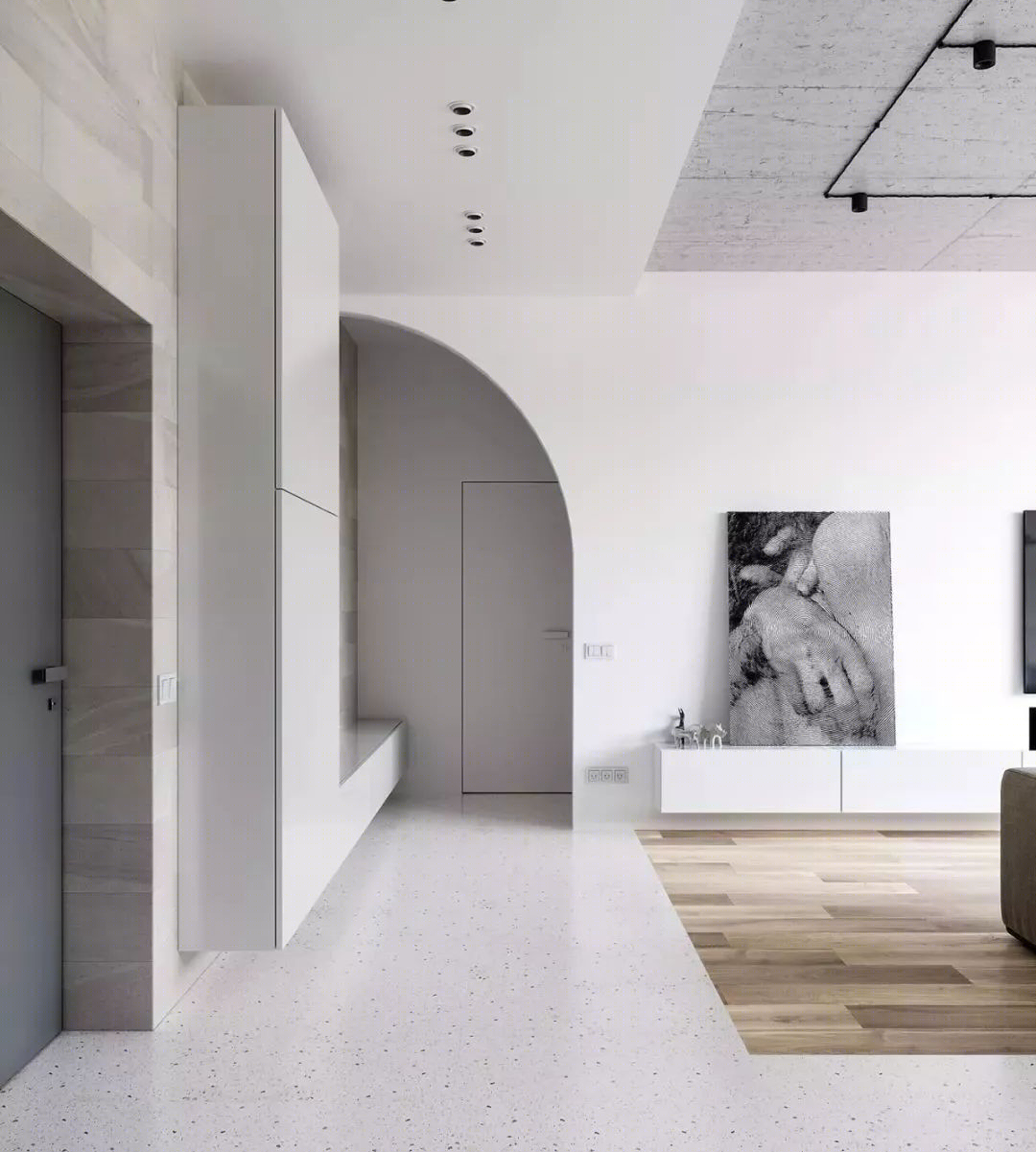 74·1m²现代灰调公寓-20