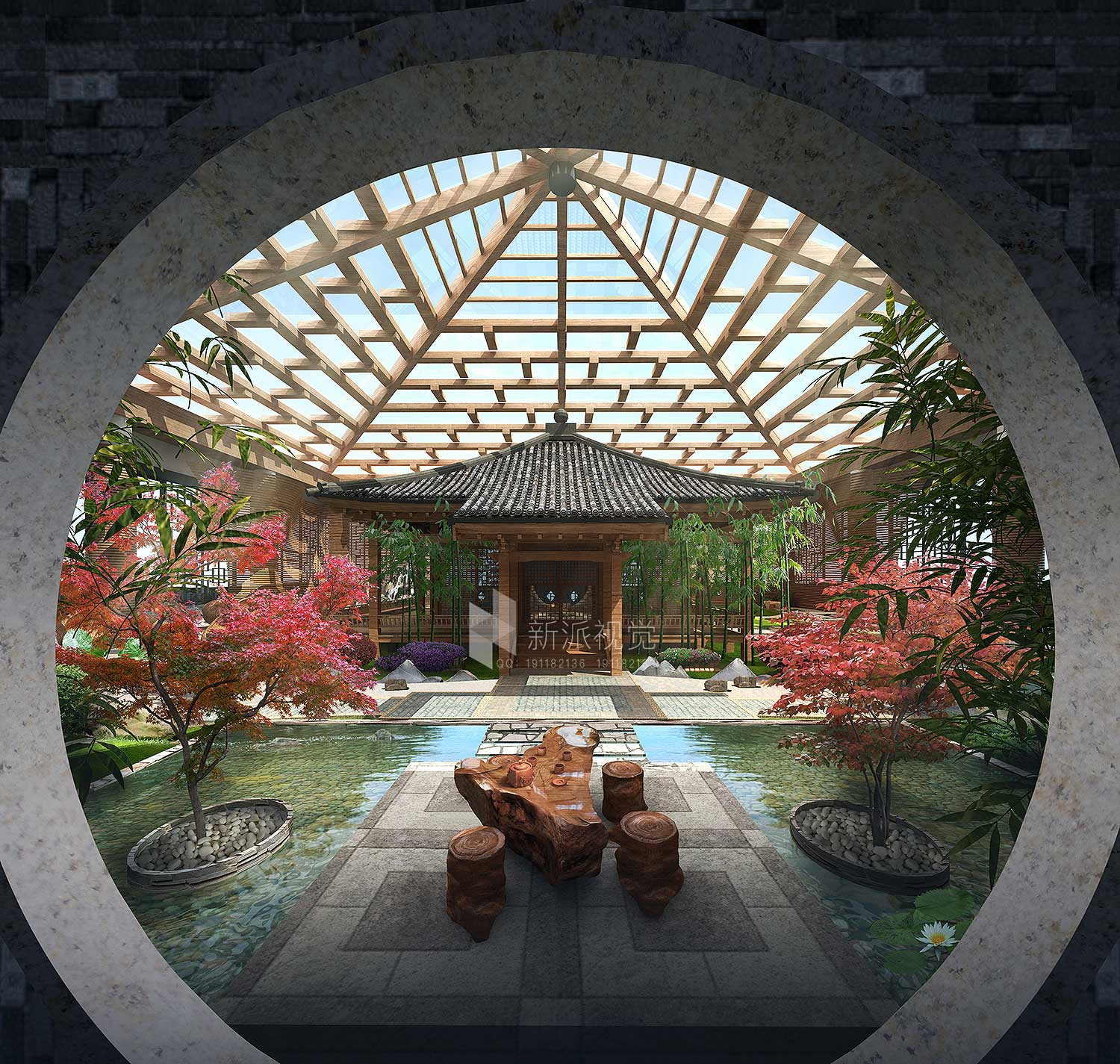 杭州 40 张渲染后期对比分享，揭秘设计亮点-33