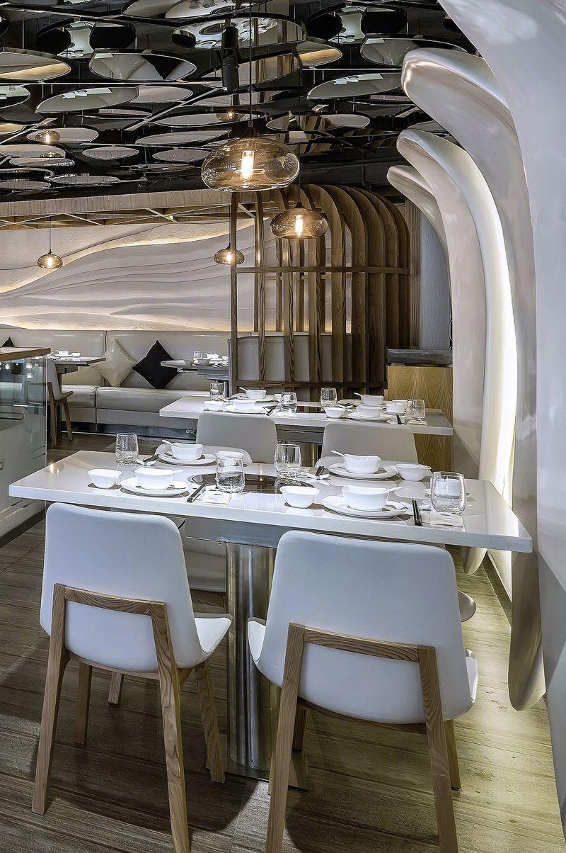 东莞雲熹时尚概念餐厅——自然与都市的共生空间-9