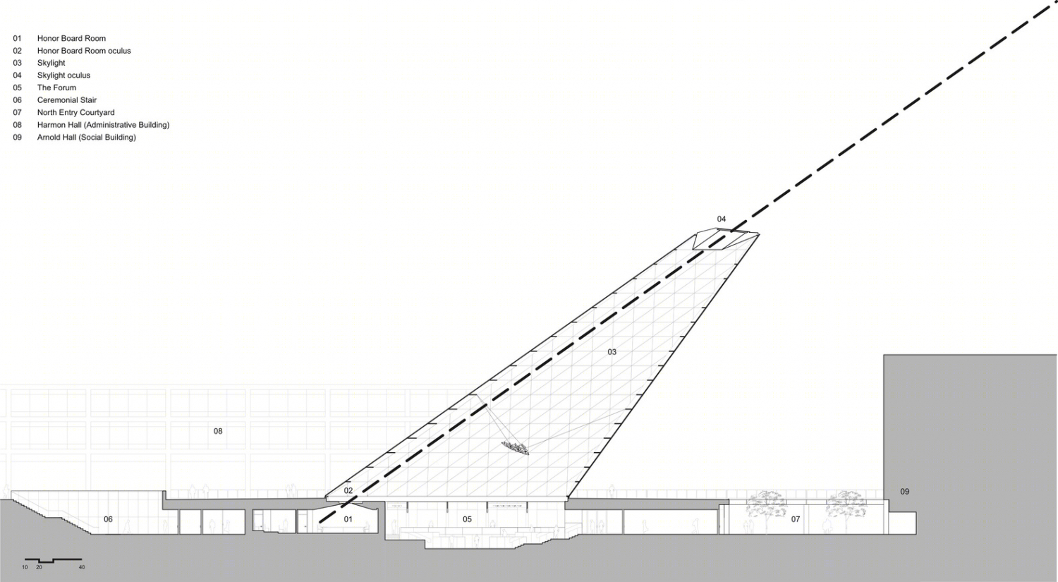 美国空军学院素质与领导力发展培训中心丨Skidmore,Owings & Merrill LLP-55