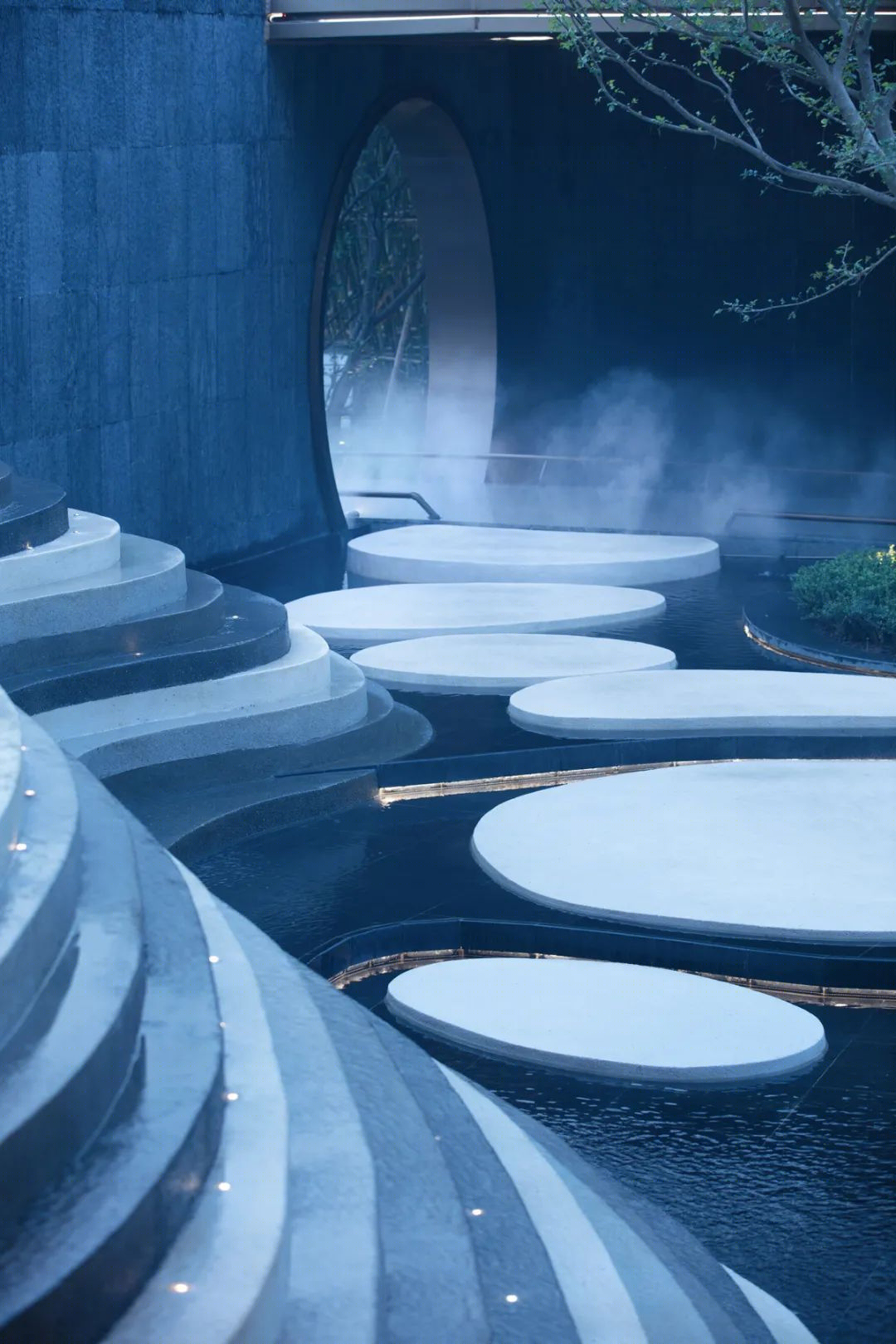 世茂滨江壹号 | 水墨画卷中的景观设计-37