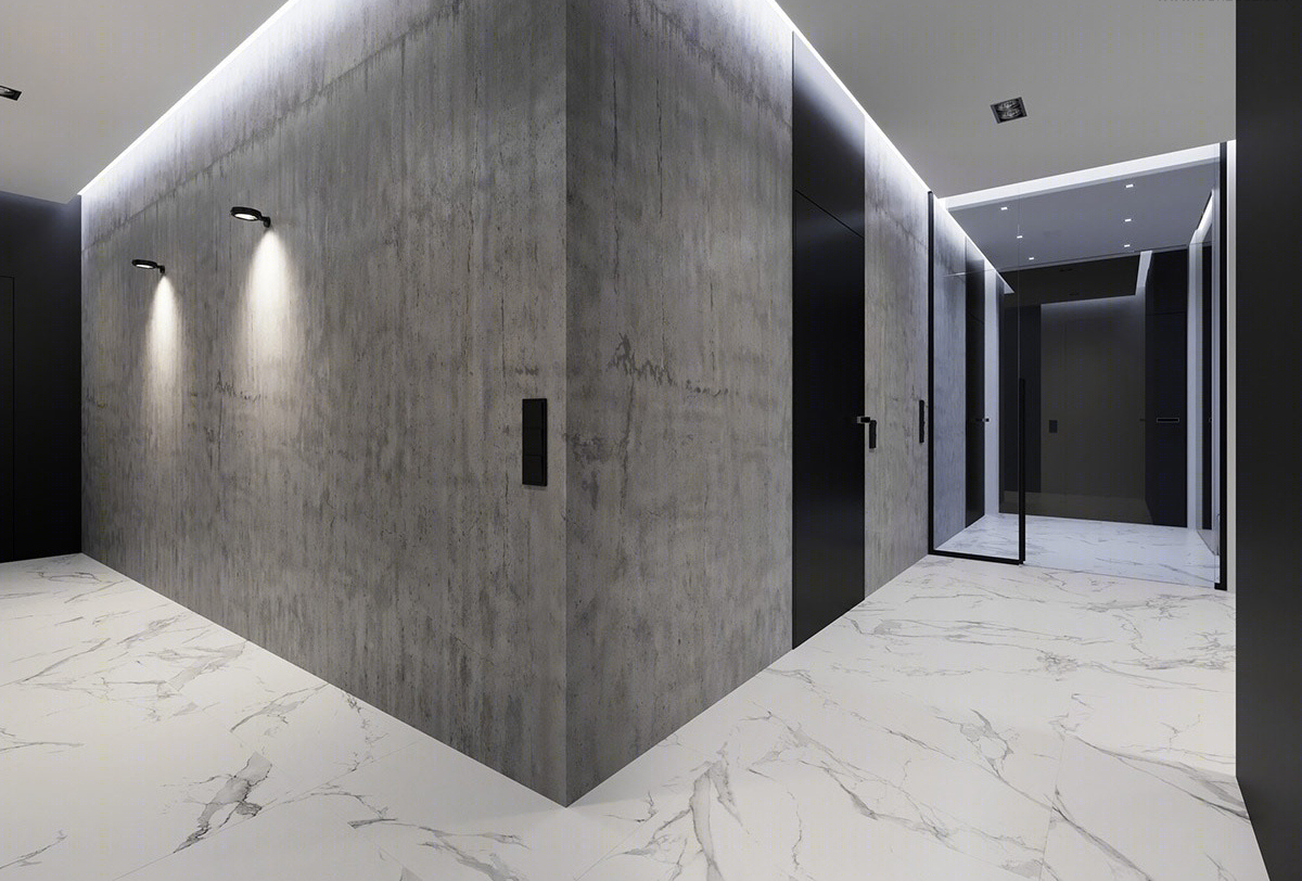 Studio Light Design--黑白灰现代简约住宅，简单不失精致！-27