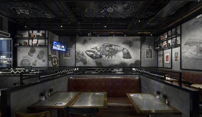 海岸城酷炫工业风龙虾餐厅(小龙女)-0
