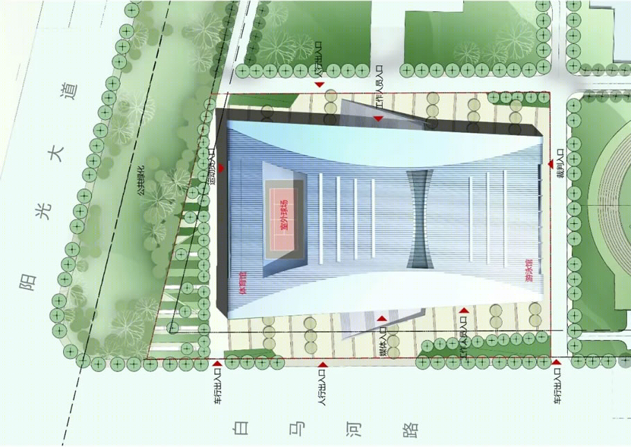 咸阳职业技术学院体育馆游泳馆-18