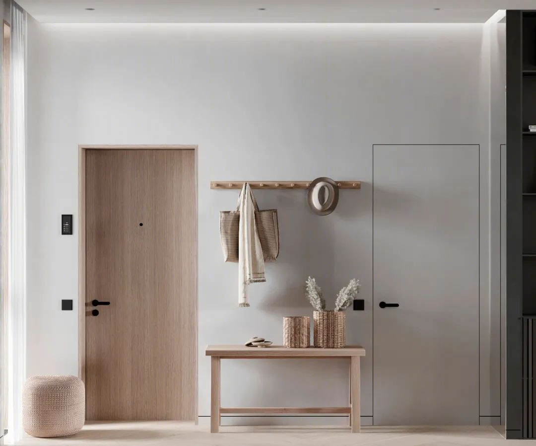 75㎡极简原木居丨Tomkin Design-8