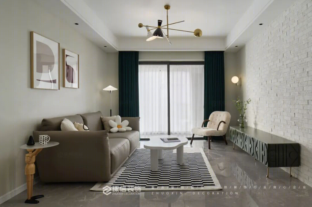 北欧风格温馨家居丨重庆琢信装饰有限公司-6