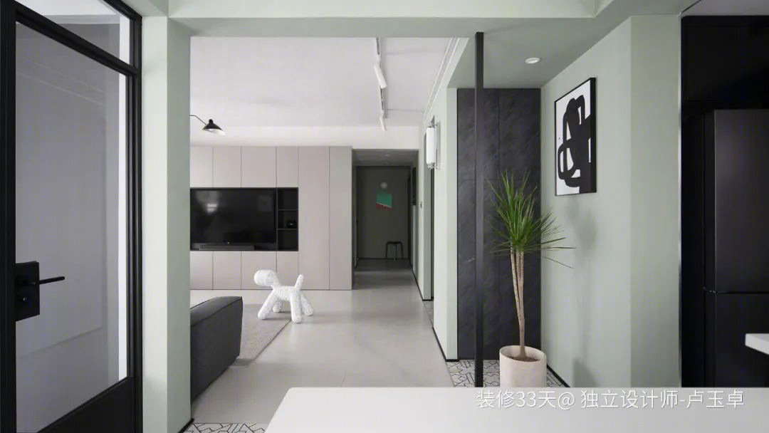 绿色清新实用四室住宅设计丨中国青岛丨独立设计师卢玉卓（青岛）-41