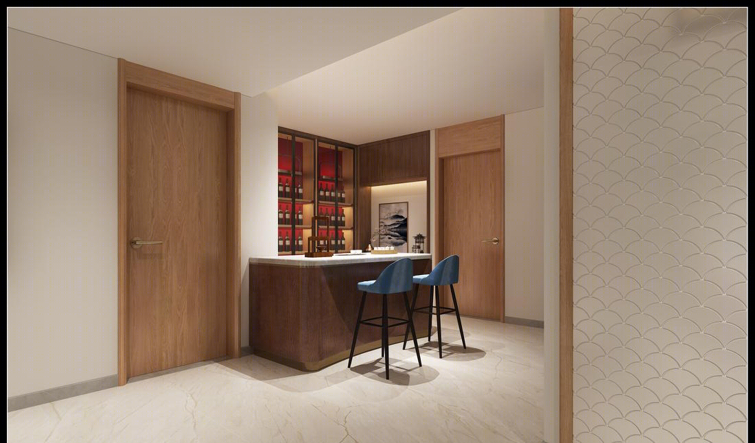 上虞李宅新中式现代娱乐空间-12